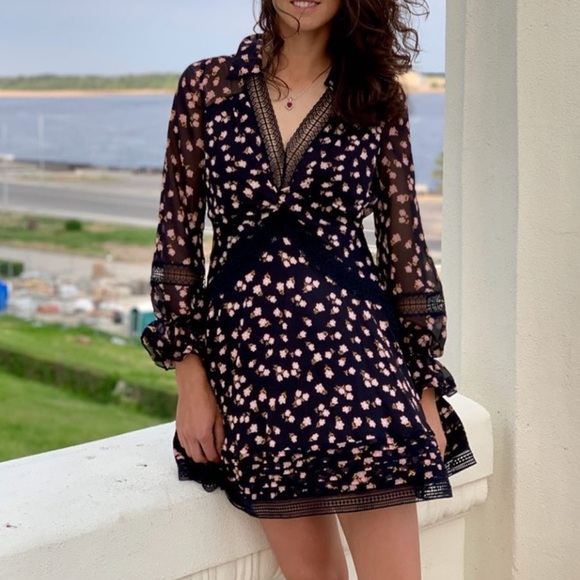 Self-Portrait twist front dress - Picture 4 of 8